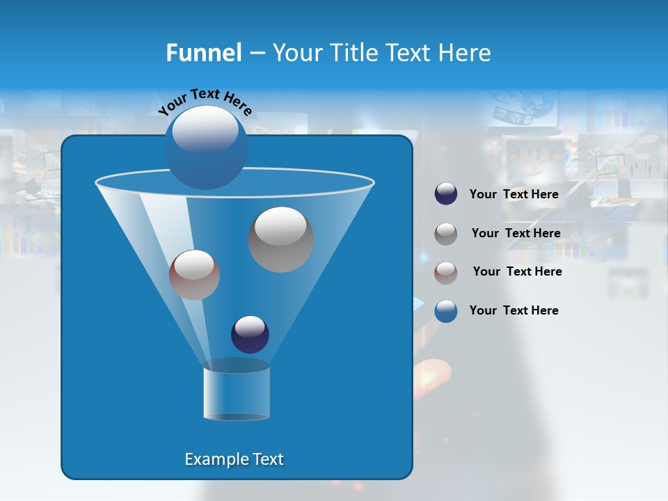Internet Network Man PowerPoint Template