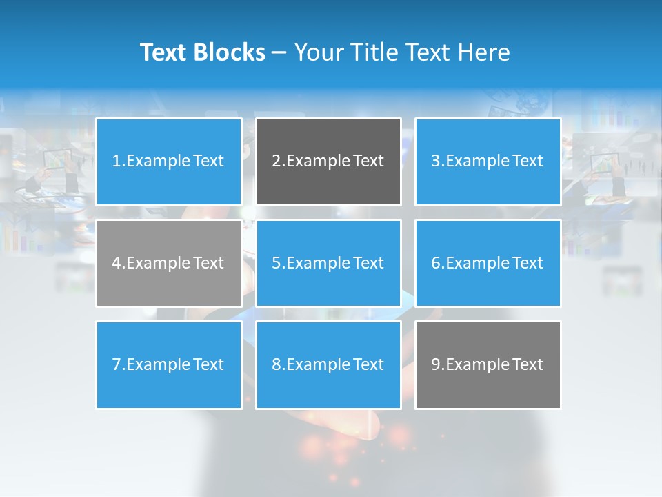 Internet Network Man PowerPoint Template