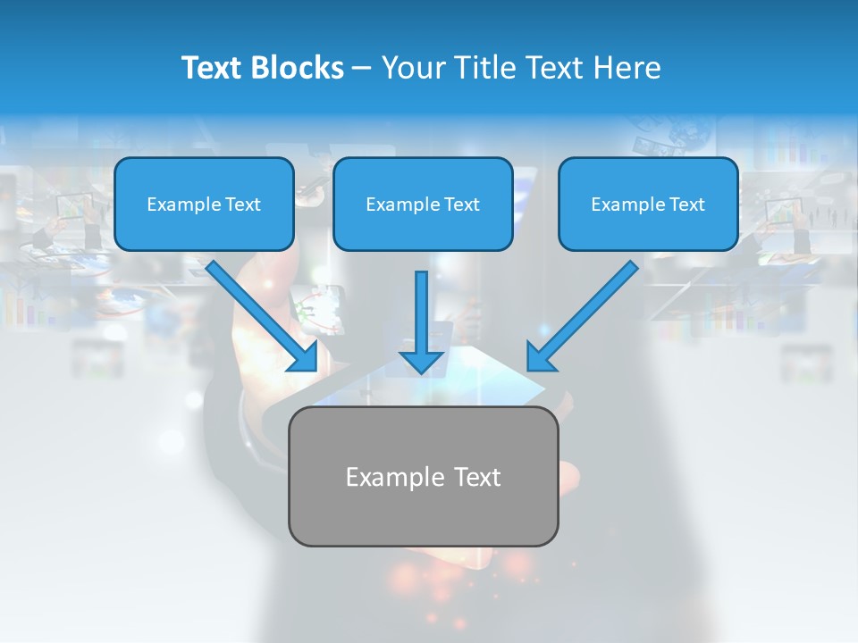 Internet Network Man PowerPoint Template