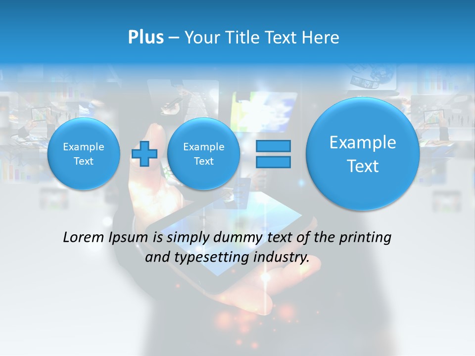 Internet Network Man PowerPoint Template