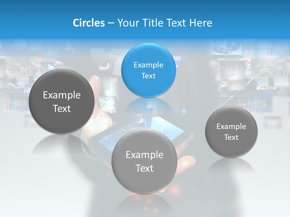 Internet Network Man PowerPoint Template