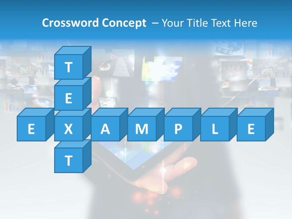 Internet Network Man PowerPoint Template