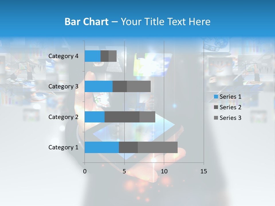 Internet Network Man PowerPoint Template