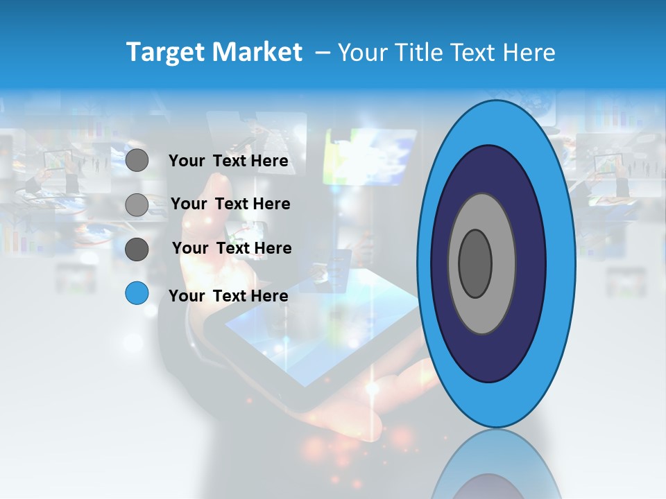 Internet Network Man PowerPoint Template