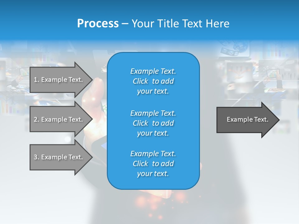 Internet Network Man PowerPoint Template