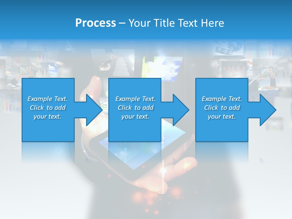 Internet Network Man PowerPoint Template