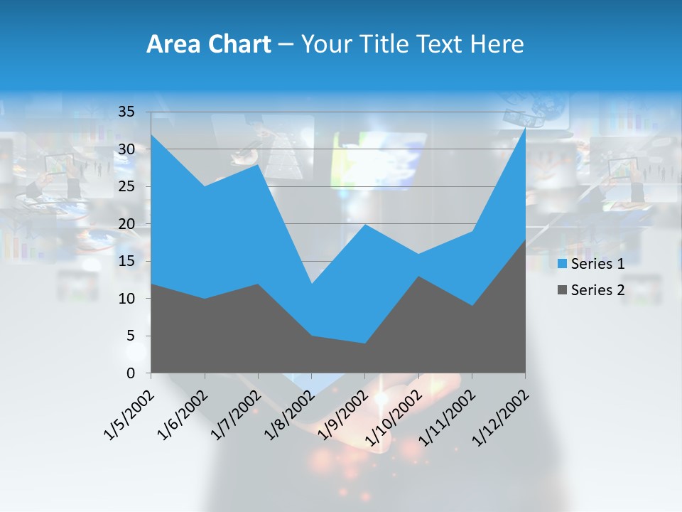 Internet Network Man PowerPoint Template