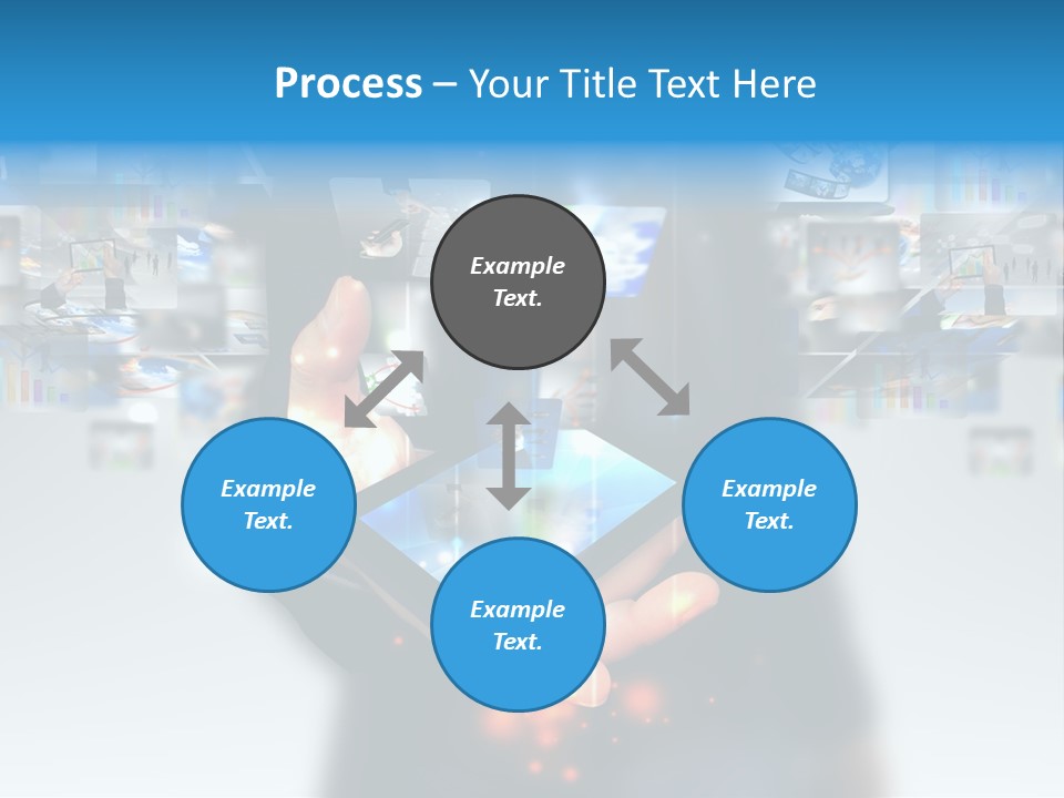 Internet Network Man PowerPoint Template