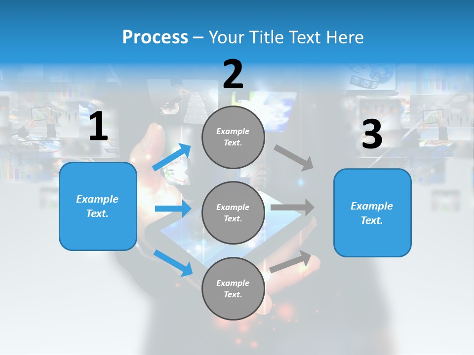Internet Network Man PowerPoint Template