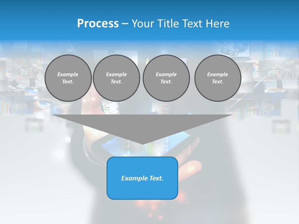 Internet Network Man PowerPoint Template