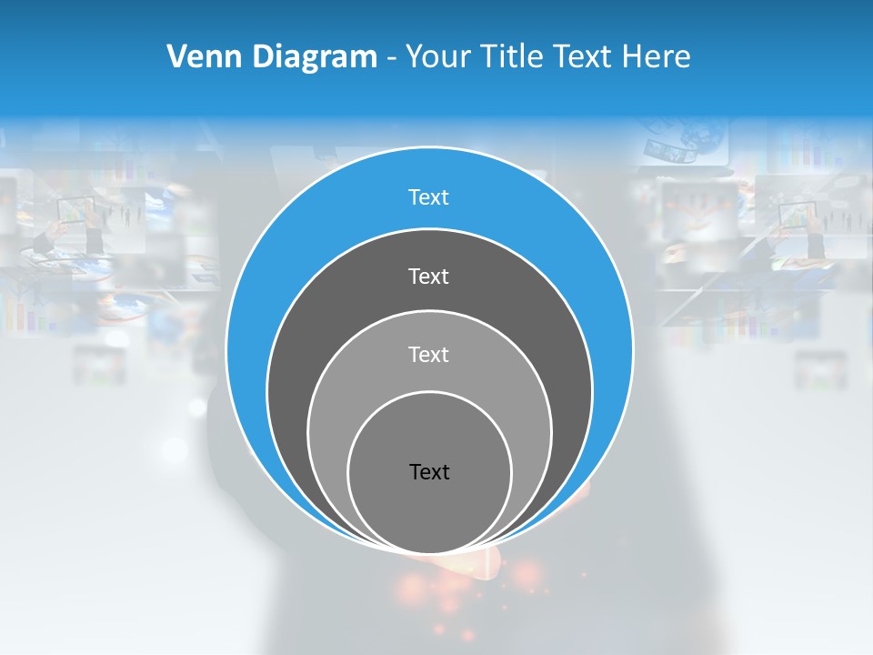 Internet Network Man PowerPoint Template
