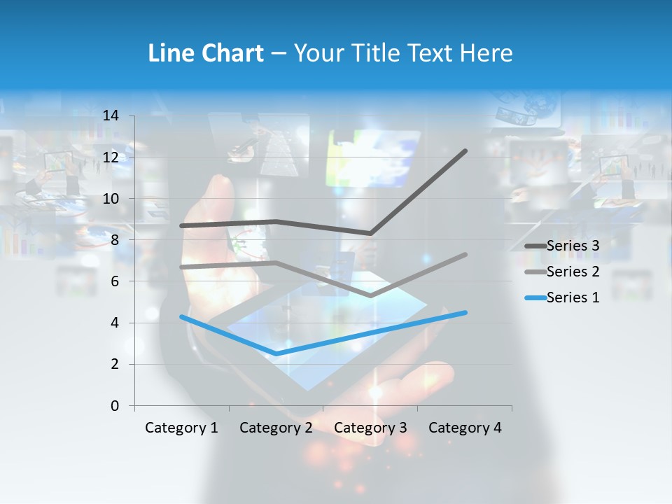 Internet Network Man PowerPoint Template