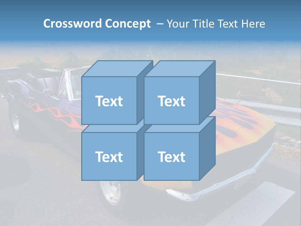 Car Show Old Timer Motor PowerPoint Template
