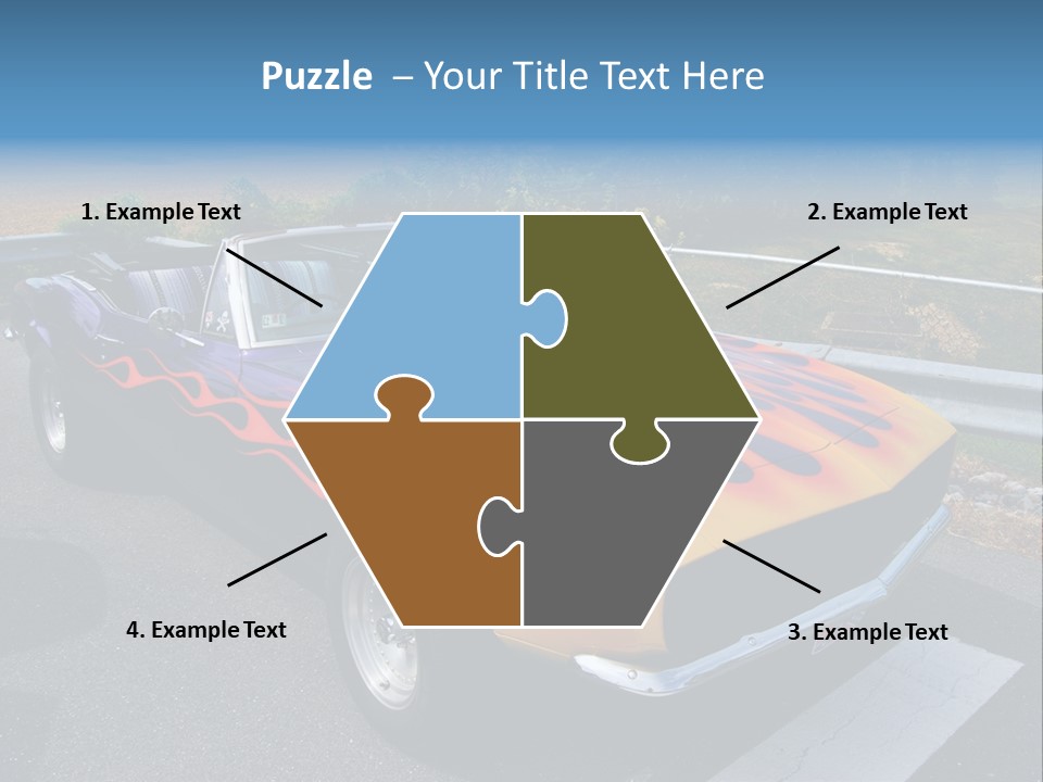 Car Show Old Timer Motor PowerPoint Template