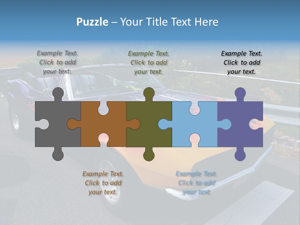 Car Show Old Timer Motor PowerPoint Template