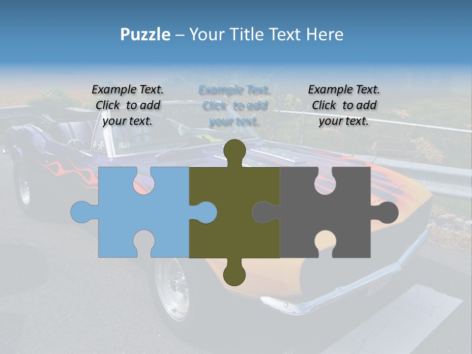 Car Show Old Timer Motor PowerPoint Template