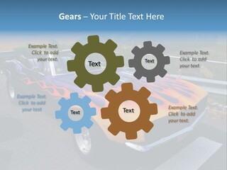 Car Show Old Timer Motor PowerPoint Template