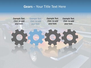 Car Show Old Timer Motor PowerPoint Template