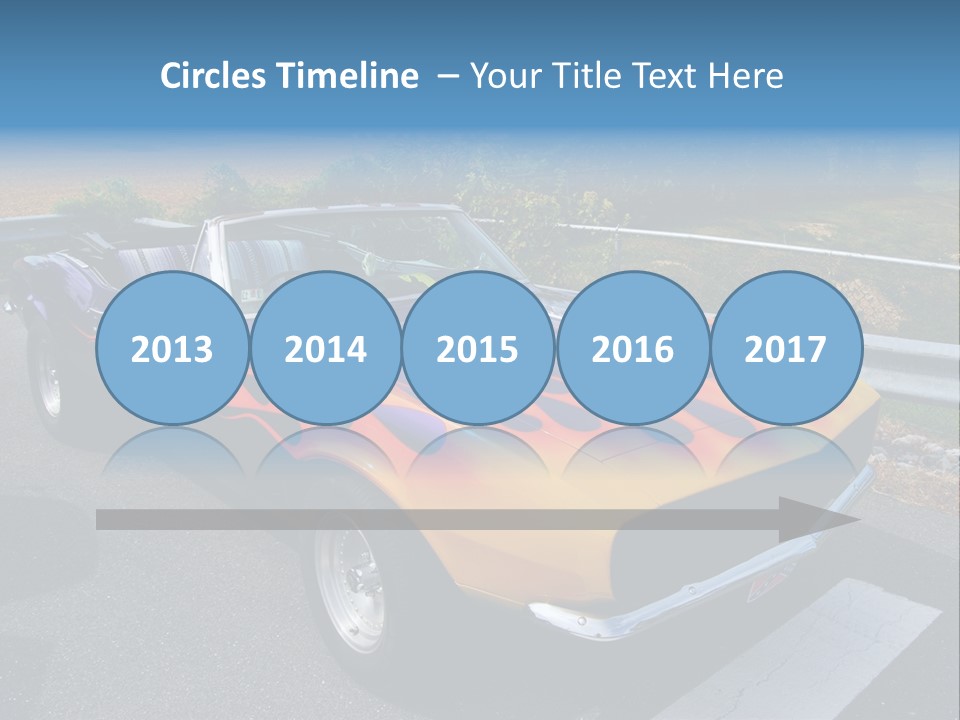 Car Show Old Timer Motor PowerPoint Template