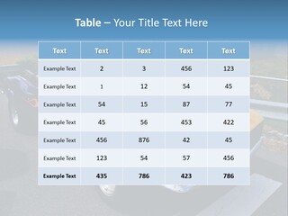 Car Show Old Timer Motor PowerPoint Template