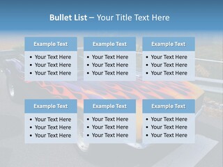 Car Show Old Timer Motor PowerPoint Template