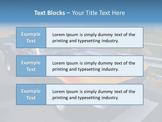 Car Show Old Timer Motor PowerPoint Template