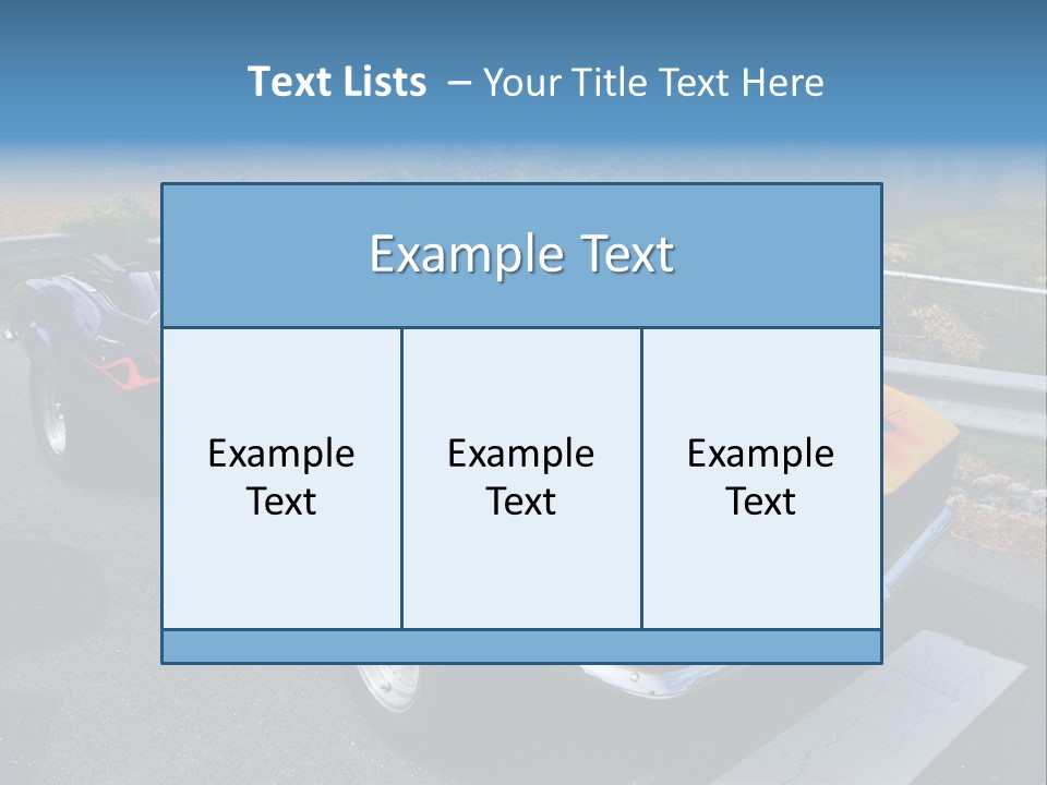 Car Show Old Timer Motor PowerPoint Template