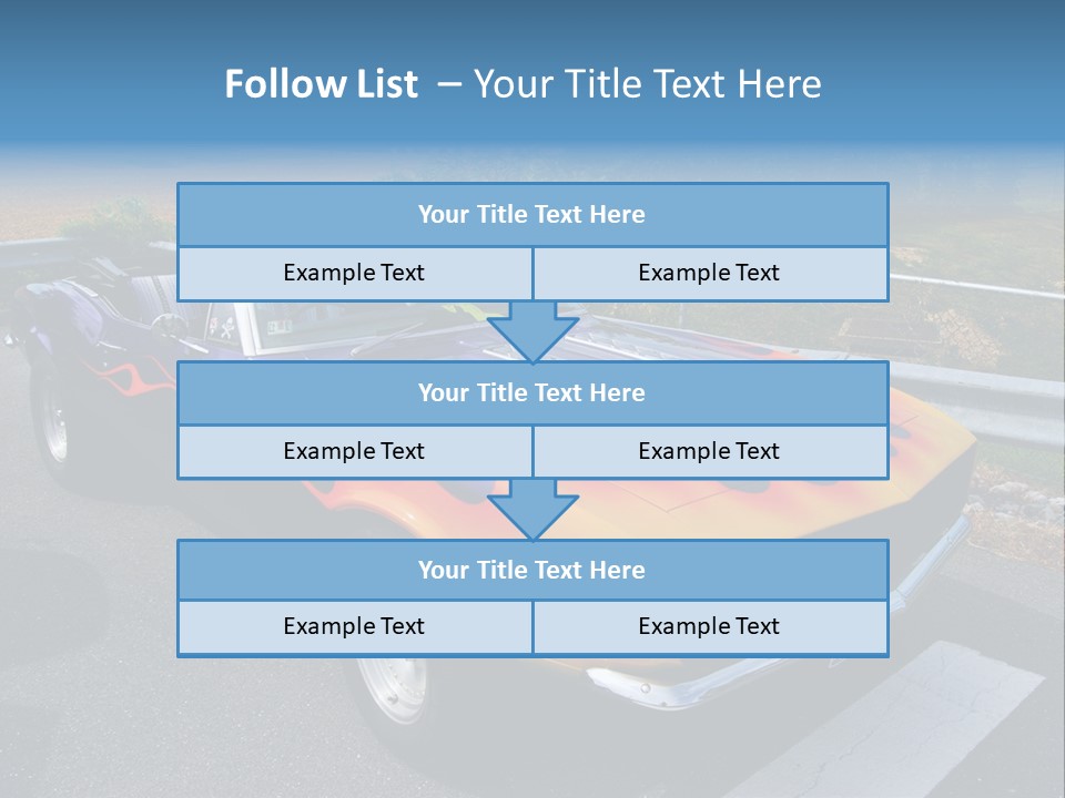Car Show Old Timer Motor PowerPoint Template