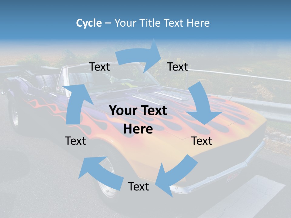Car Show Old Timer Motor PowerPoint Template