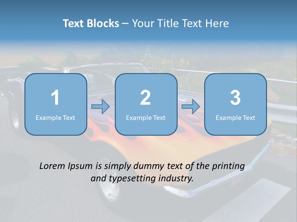 Car Show Old Timer Motor PowerPoint Template