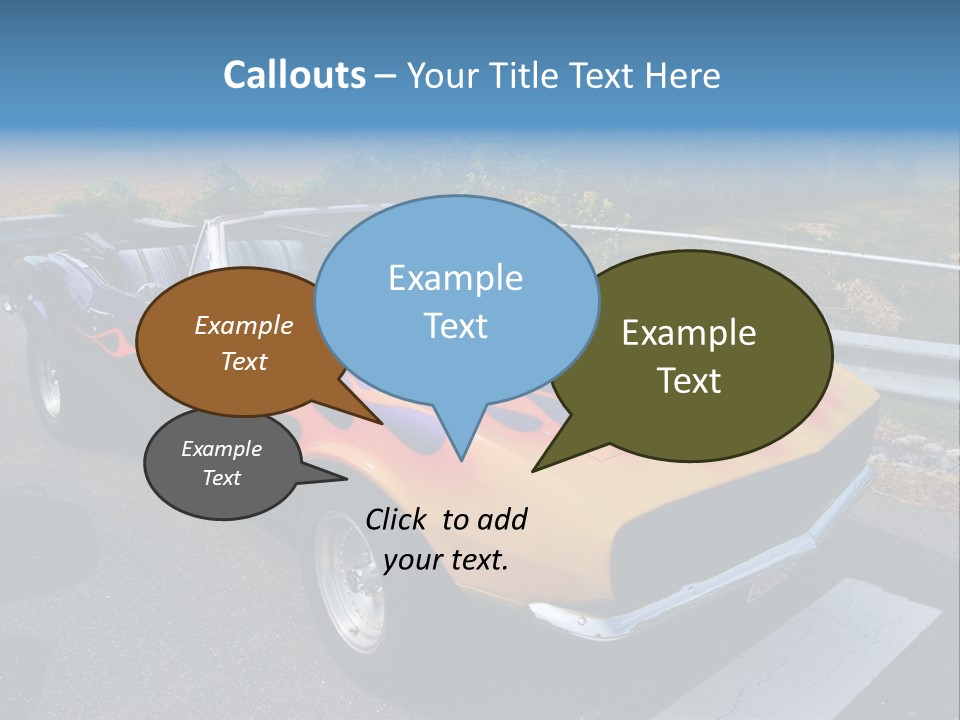 Car Show Old Timer Motor PowerPoint Template