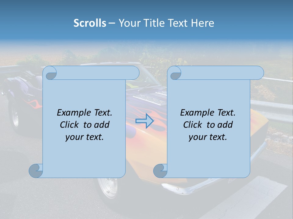 Car Show Old Timer Motor PowerPoint Template