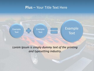 Car Show Old Timer Motor PowerPoint Template