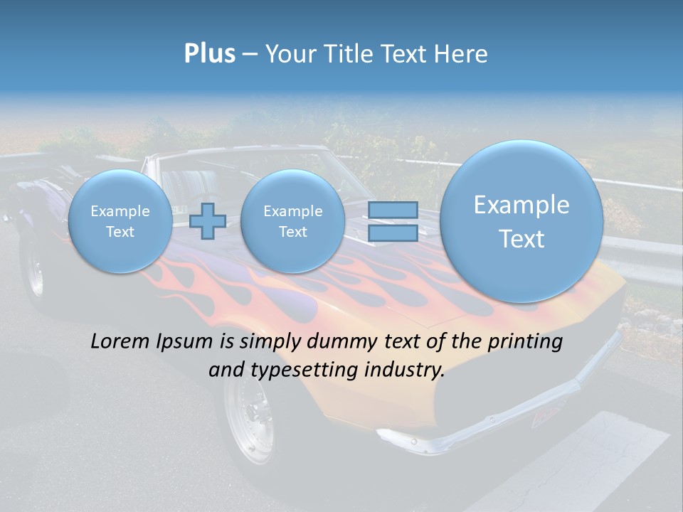 Car Show Old Timer Motor PowerPoint Template