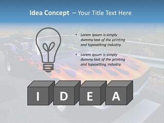 Car Show Old Timer Motor PowerPoint Template