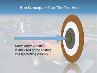 Car Show Old Timer Motor PowerPoint Template