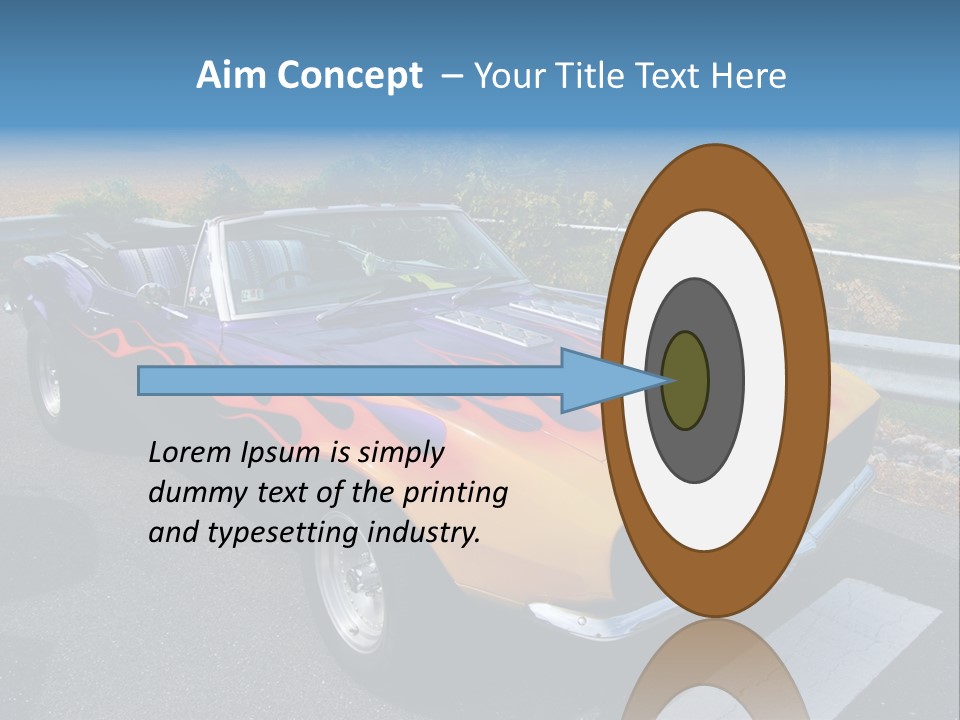 Car Show Old Timer Motor PowerPoint Template