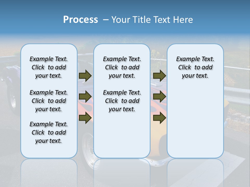 Car Show Old Timer Motor PowerPoint Template