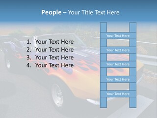 Car Show Old Timer Motor PowerPoint Template