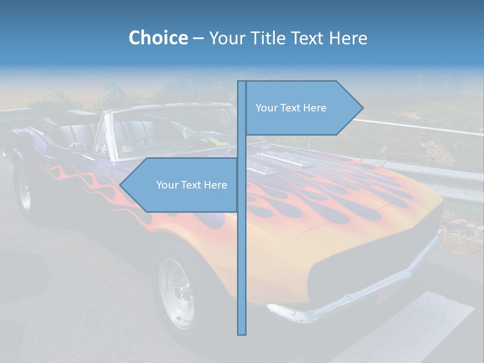 Car Show Old Timer Motor PowerPoint Template