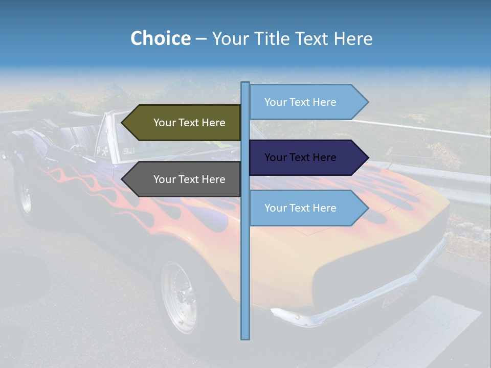 Car Show Old Timer Motor PowerPoint Template