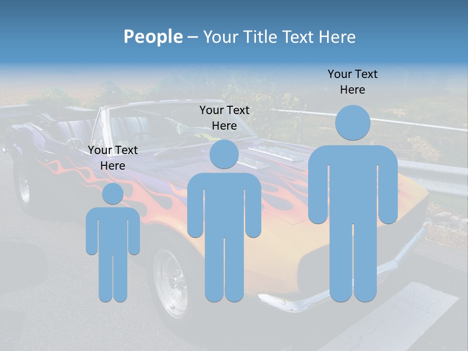 Car Show Old Timer Motor PowerPoint Template