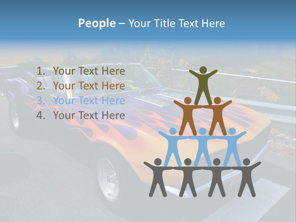 Car Show Old Timer Motor PowerPoint Template