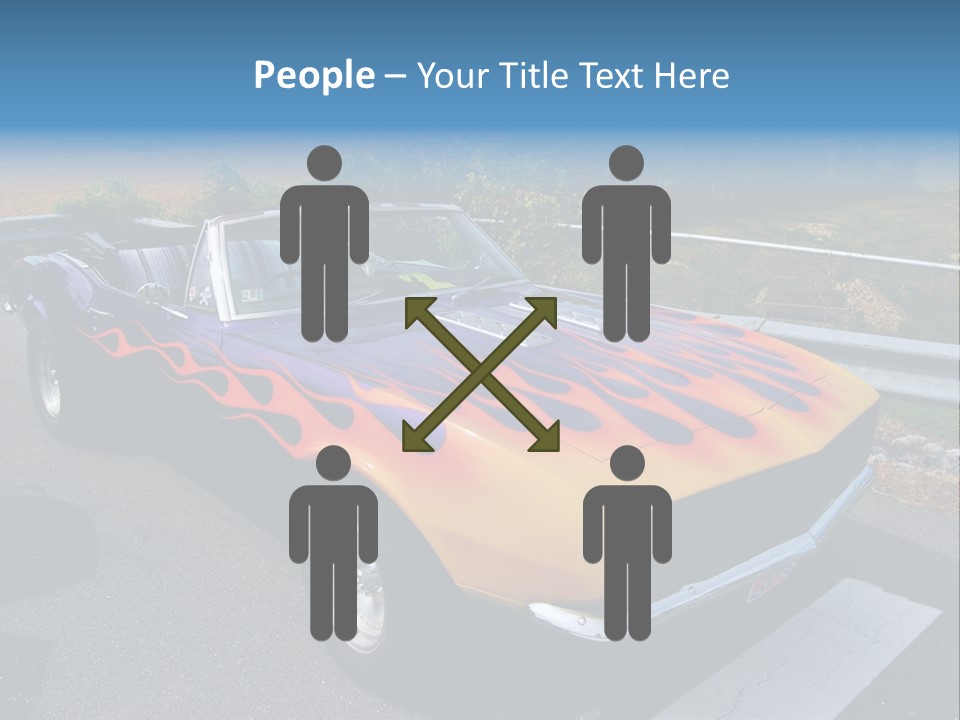 Car Show Old Timer Motor PowerPoint Template