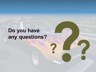 Car Show Old Timer Motor PowerPoint Template