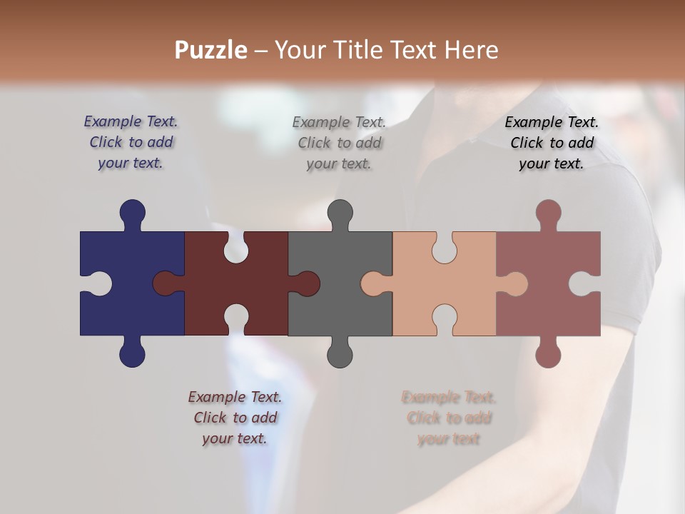 Driver Male Automobile PowerPoint Template