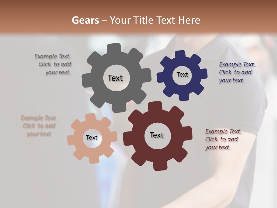 Driver Male Automobile PowerPoint Template