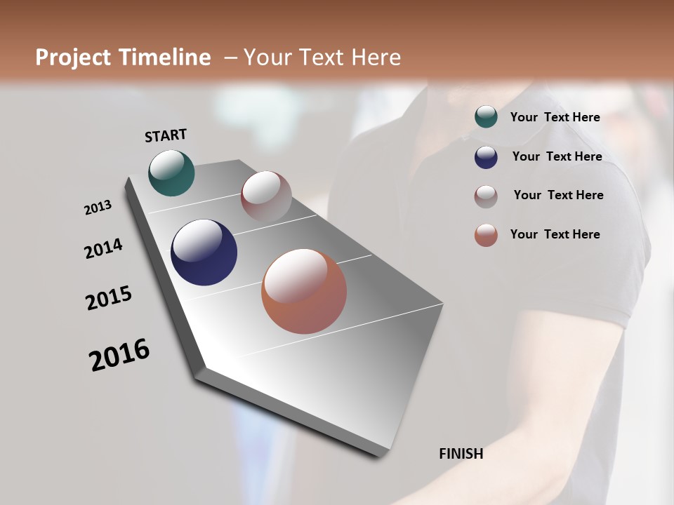 Driver Male Automobile PowerPoint Template