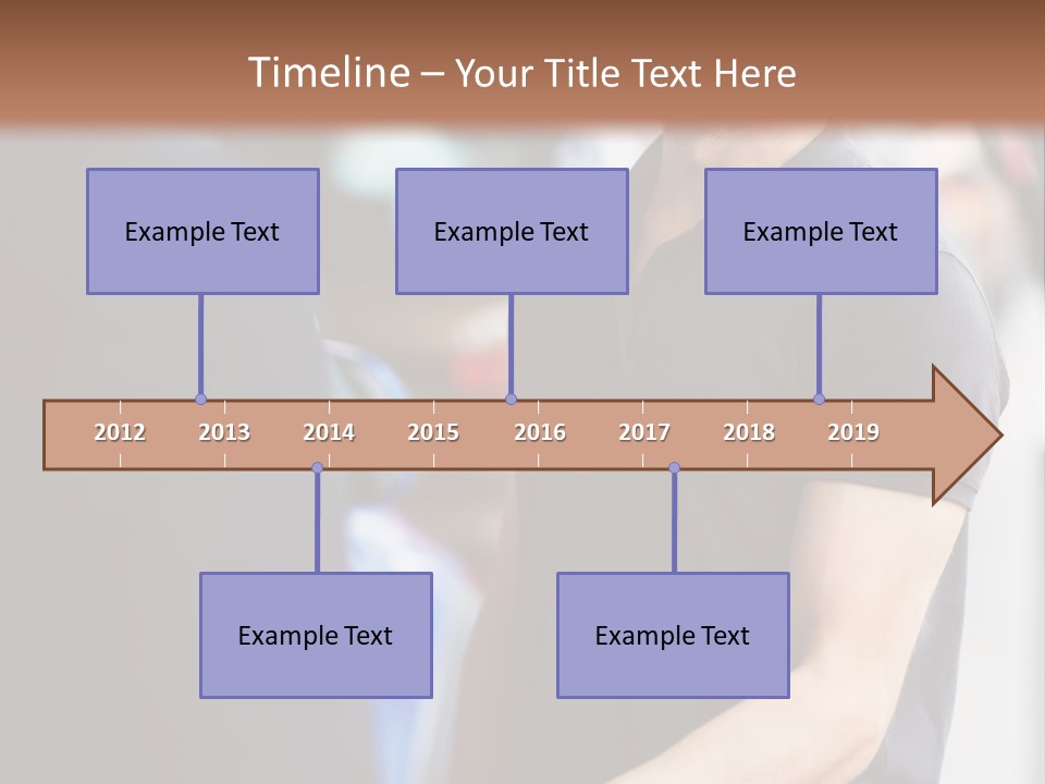 Driver Male Automobile PowerPoint Template