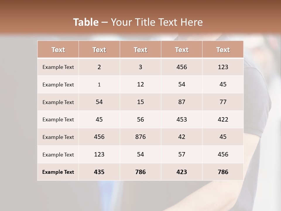 Driver Male Automobile PowerPoint Template